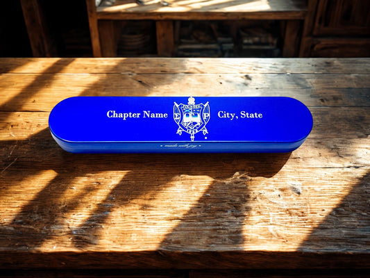 Sigma Gamma Rho Engraved Sorority Pen with ΣΓΡ Case